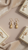 Anel de ouro amarelo com pérola