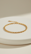 Pulseira corrente delicada em ouro